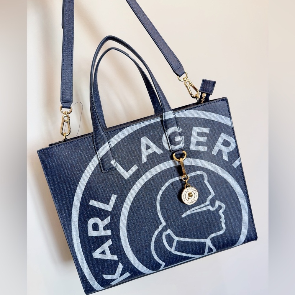 NWT Karl Lagerfeld Paris Nouveau Medium Tote $248